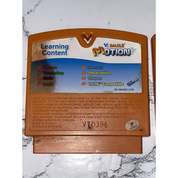 Lot of 2 Vtech Vsmile Vmotion Shrek & Scooby Doo Active Learning Content Game - Picture 3 of 12